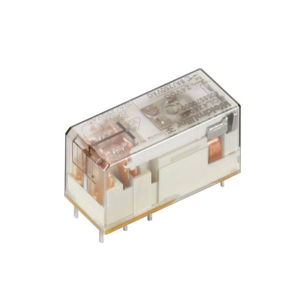 Weidmüller RCL 424048 48 VCC 2 comutatoare, releu de imprimare 5 mm 4058750000