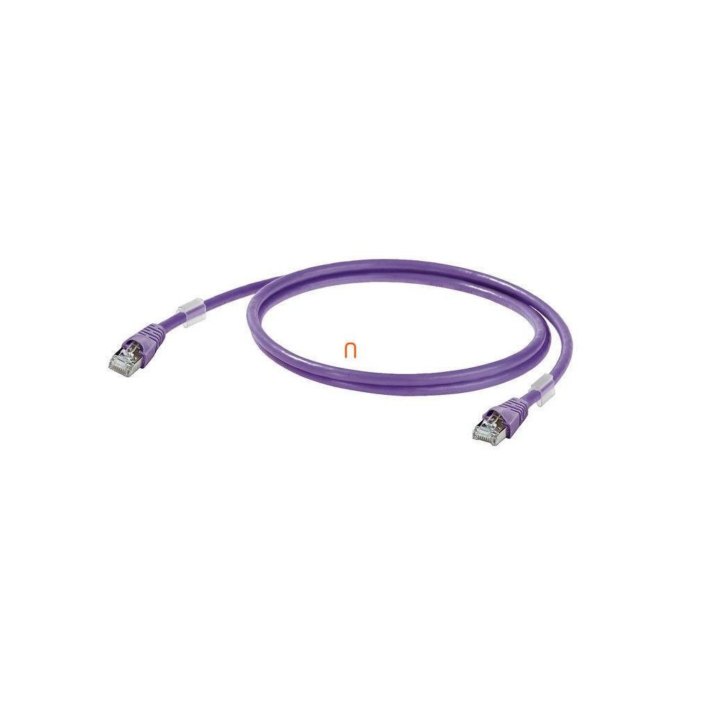 W. IE-C6FP8LM0050M40M40-M cablu patch, CAT6A, 5 m, magenta LSZH 1201270050