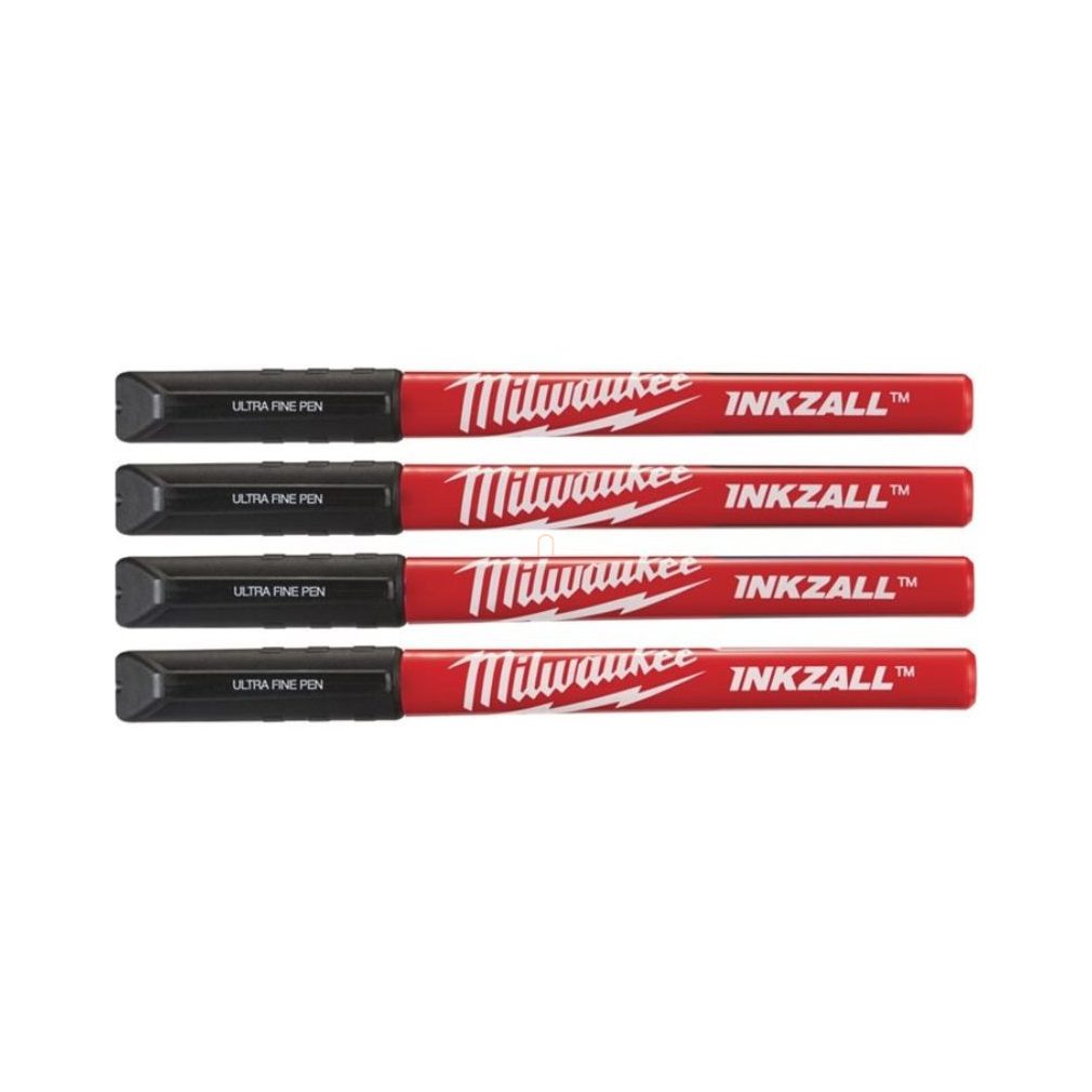 Milwaukee INKZALL Marker cu vârf de 0,6 mm, negru (4 buc./cutie) 48223164