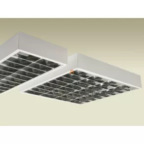   Corp de iluminat cu tavan cu grilă oglindită pentru tub LED 1x58W