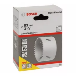   Pânză circulară Bosch 83 mm HSS BIMETAL (2608584127) Materiale care pot fi prelucrate: lemn, beton, plastic, metale feroase, tablă de aluminiu, minerale, piatră