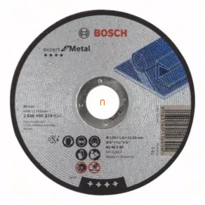   Disc de tăiere pentru metal Bosch, drept, 125 x 1,6 mm, Expert for Metal (2608600219)