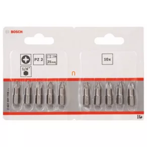  Bituri Bosch PZ2 de 25 mm, extra-rezistente, 10 buc./set (2607001559)