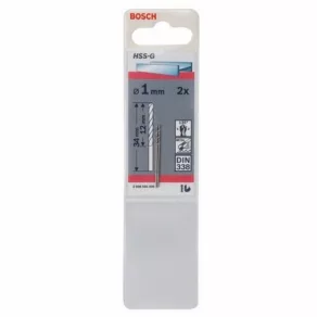   Burghie metalice Bosch HSS-G STD 1x12x34 mm, 2 buc./set (2608585906) Materiale prelucrabile: metale feromagne, plastic