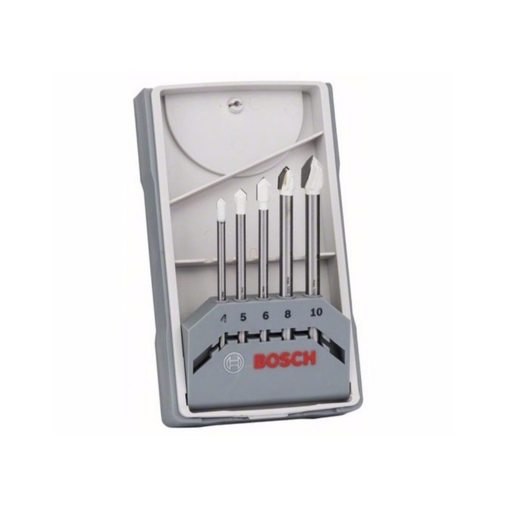 Set de burghie pentru gresie Bosch 4/5/6/8/10 mm Ceramic X-Pro 5 buc./set (2608587169)
