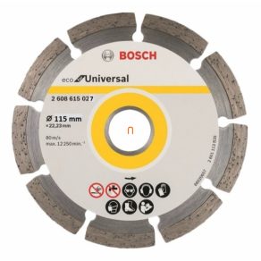   Disc de tăiat diamantat Bosch 115x22 33 mm ECOforUniversal (2608615027)