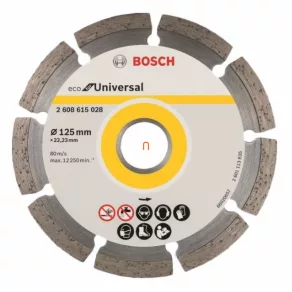   Disc de tăiere cu diamant Bosch 125x22 33 mm ECOforUniversal (2608615028)