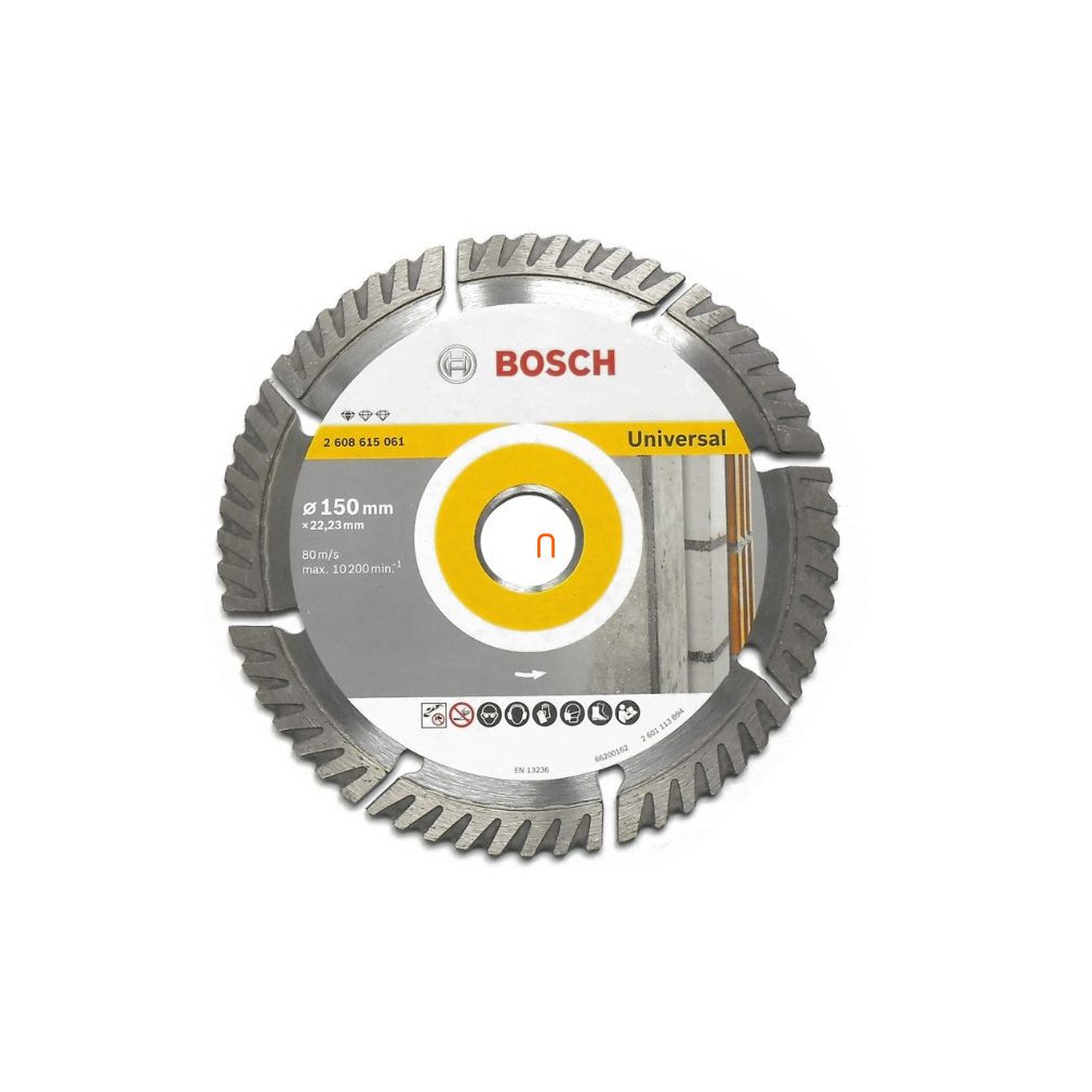 Disc de tăiere diamantat Bosch 150x22,23 mm StandardforUniversal (2608615061)