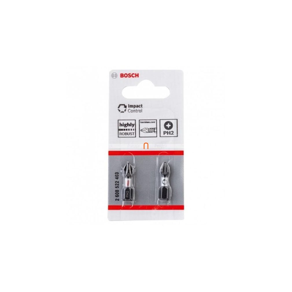 Bosch bit 2xPZ2 25 mm 2 buc./cutie (2608522401)
