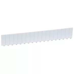 Capac modul Legrand gri 18 m, lățime 6,5 module alb - 1665