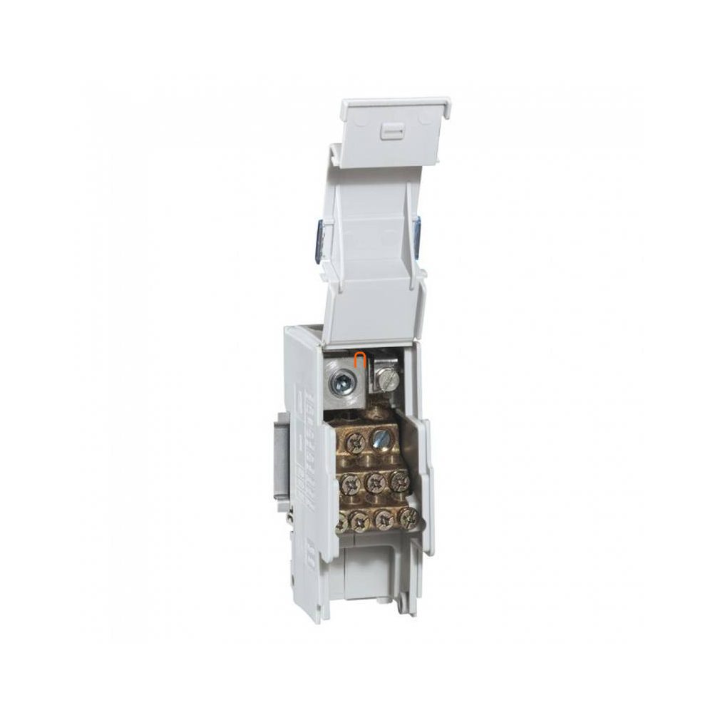 Legrand 004883 bloc de distribuție 160A 1P. 2 bucăți 8,9 mm - orificiu 2 bucăți 7,5 - orificiu 7 bucăți 5,3 mm