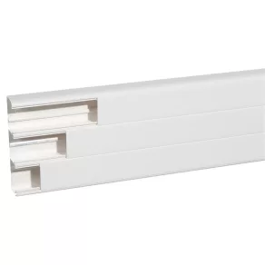   Canal pentru cabluri DLP universal Legrand, 220 x 50 mm, cu capac flexibil 3 x 65 mm, compartimentare, 2 m, alb - 10428