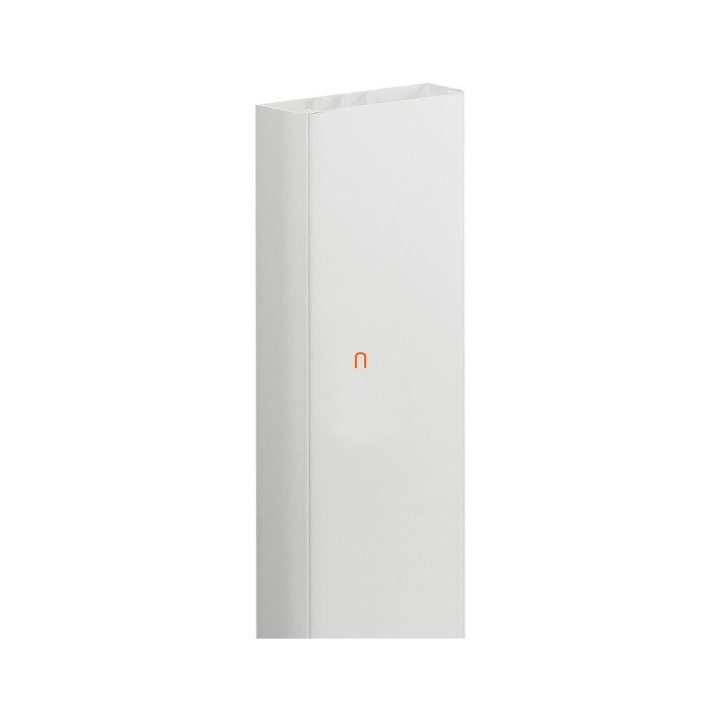 DLP 50 x 105 mm, canal universal pentru cabluri cu capac flexibil de 85 mm, fără pereți despărțitori, poate fi montat cu accesorii din programul Mosaic, 2 m, alb 010464
