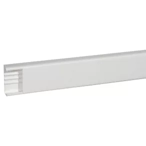   Canal universal pentru cabluri DLP Legrand, 150 x 50 mm, cu capac flexibil de 130 mm, fără compartimentare, 2 m, alb - 10465