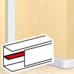   Perete despărțitor Legrand DLP, adeziv, pentru conducte 60x35/50 și 80x35 - 10584