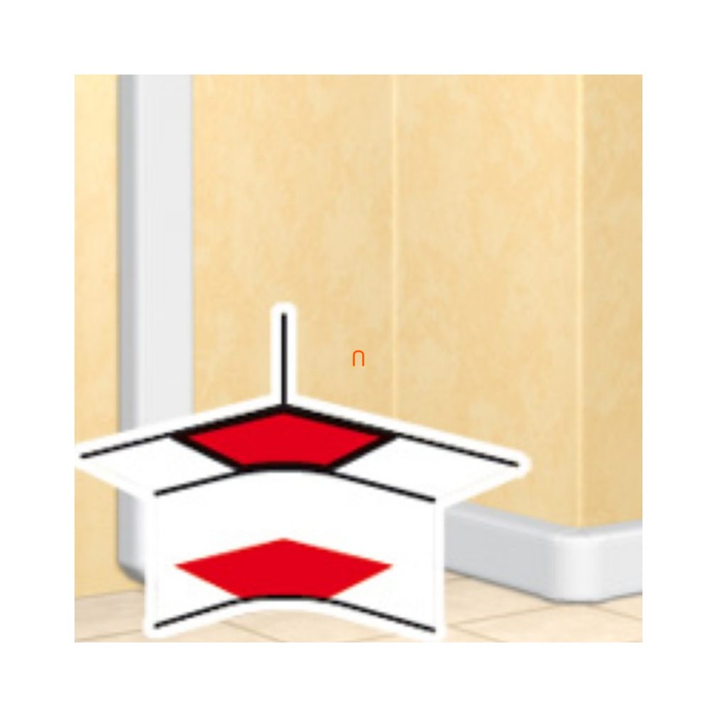 DLP 010632 cot exterior 50 mm pentru perete