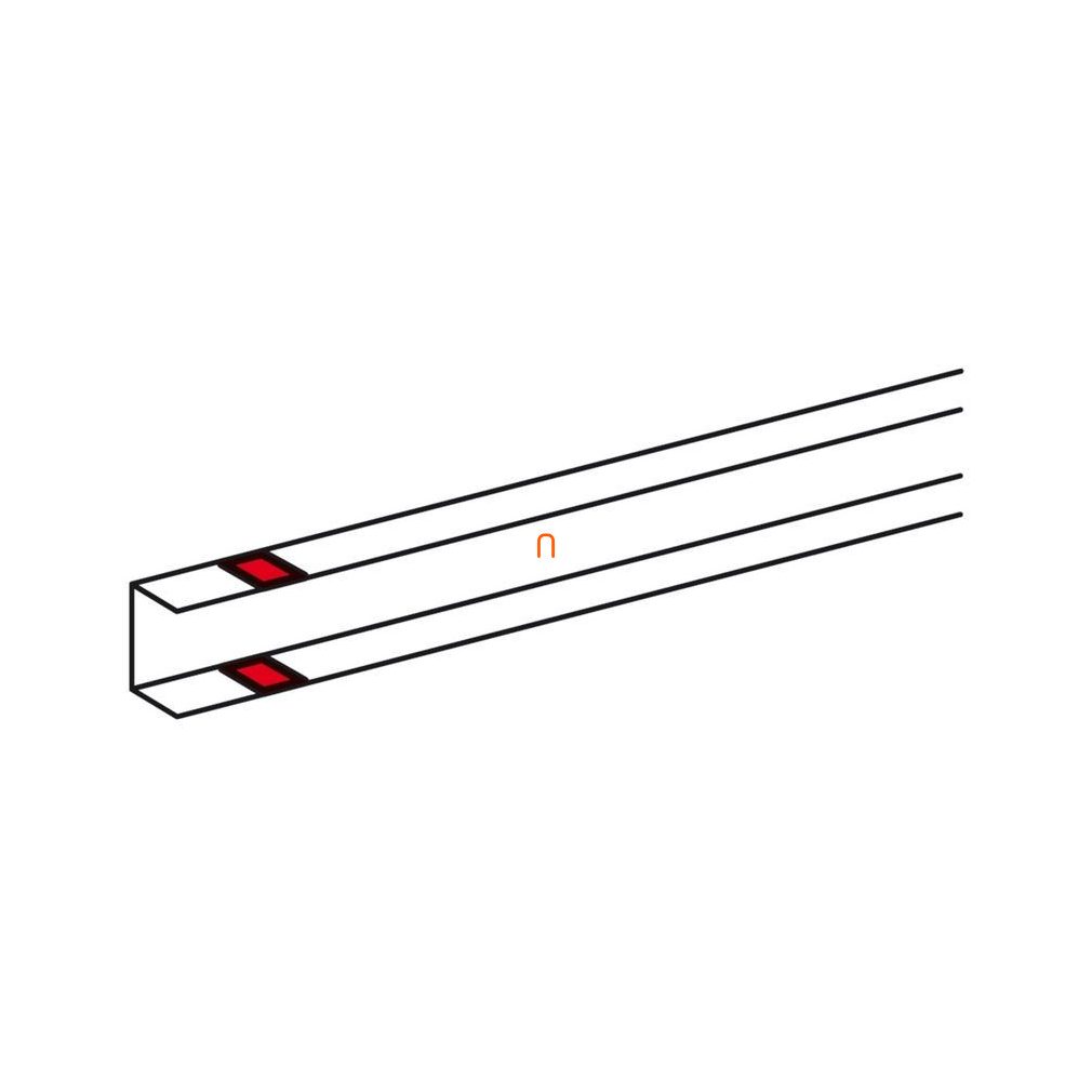Legrand 011166 DLP capac din aluminiu pentru canal