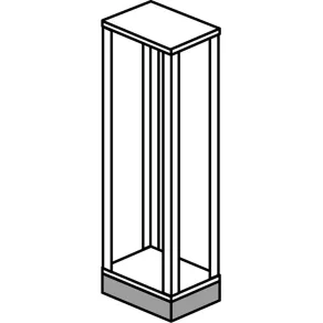   Cadru de extensie Legrand XL3 800 100 mm pentru lățime 660 IP43 - 20410