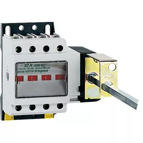   Legrand Vistop 32A acționare rotativă extinsă, negru - 22734