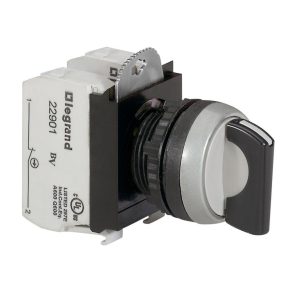   Comutator rotativ Legrand Osmoz cu 3 poziții fixe - 2Z - negru - 23731