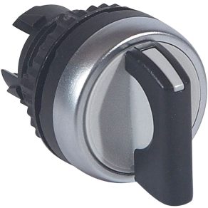   Buton rotativ Legrand Osmoz comutator cu 2 poziții fixe V - negru - 23903
