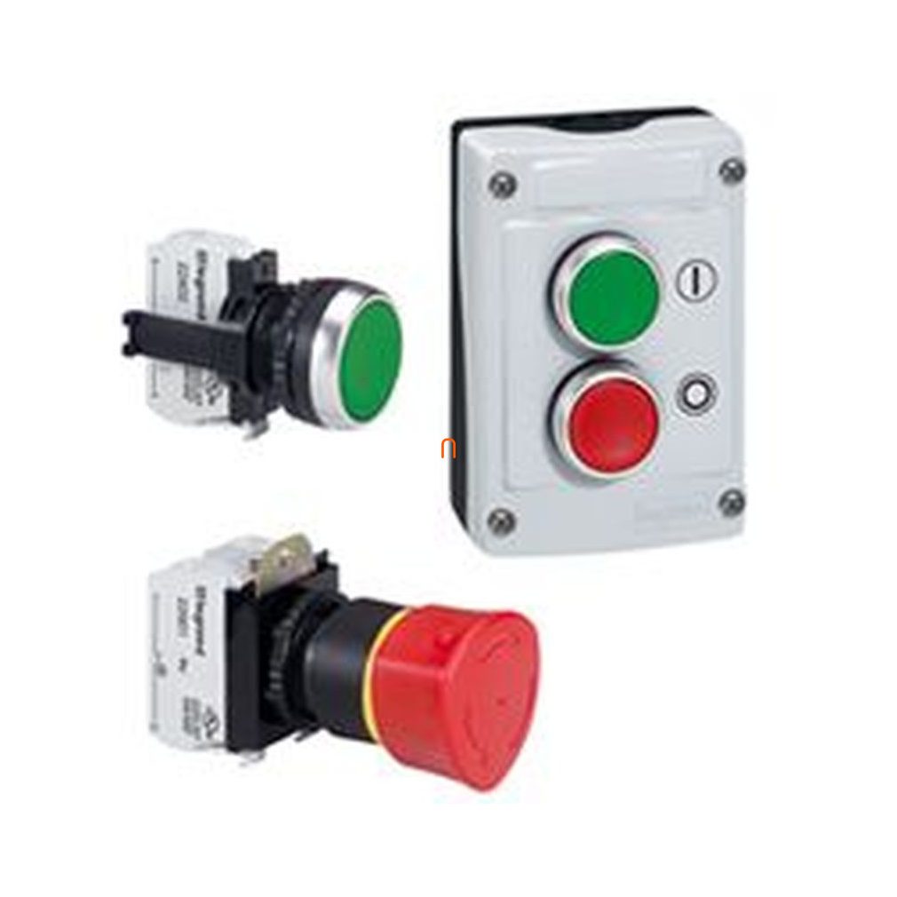 Osmoz 023984 buton dublu - O/I" încastrat/proeminent roșu/verde IP67"