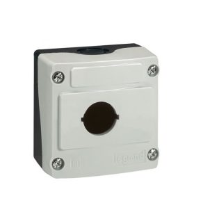 Cutie goală Legrand Osmoz cu 1 orificiu - gri - 24200