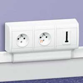   Cadru de montare Legrand DLP mini 3, pentru conductă, Ø60 - 31696