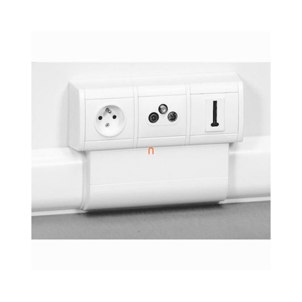 DLP mini 60 mm cadru de montare pentru 3 conectori 80/120x20. 031699