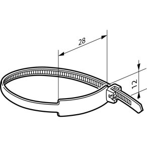 Legrand Colring 4, 6x180 colier de cablu incolor - 32063