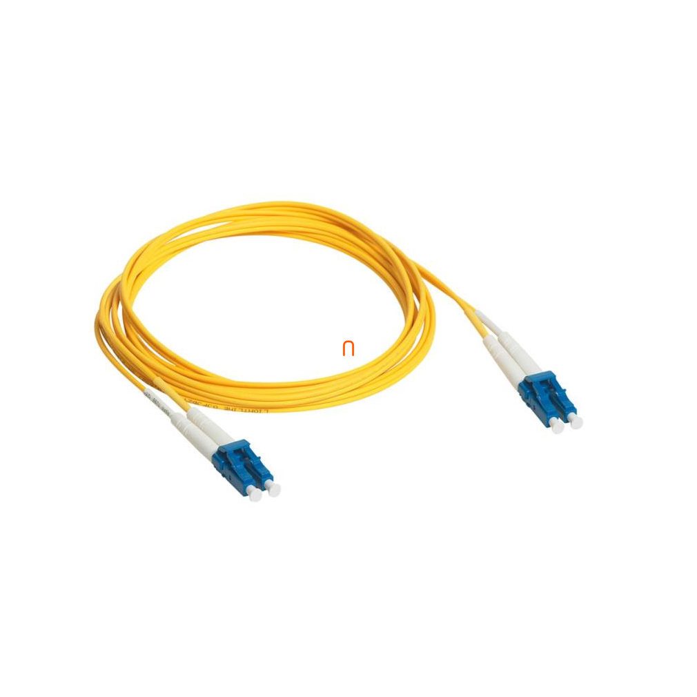Cablu patch optic OS1/OS2 (UPC) monomod LC/LC duplex 9/125um LSZH (LSOH) galben 2 metri LCS3 Legrand 032607