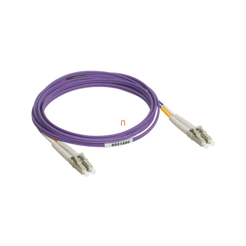 Cablu patch optic OM3 (PC) multimod LC/LC duplex 50/125 um LSZH (LSOH) violet 2 metri LCS3 Legrand 032616