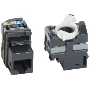  Conector rapid Legrand RJ45 Keystone Cat5e (UTP) 180° 100 MHz - 33180