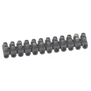   Bloc terminal Legrand Nylbloc 10 mm² 12 piese negru max. 57 A - 34215