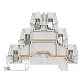   Legrand Viking3 fază 2, bloc terminal inițiator 5 mm2 gri cu șurub cu 3 trepte - 37151