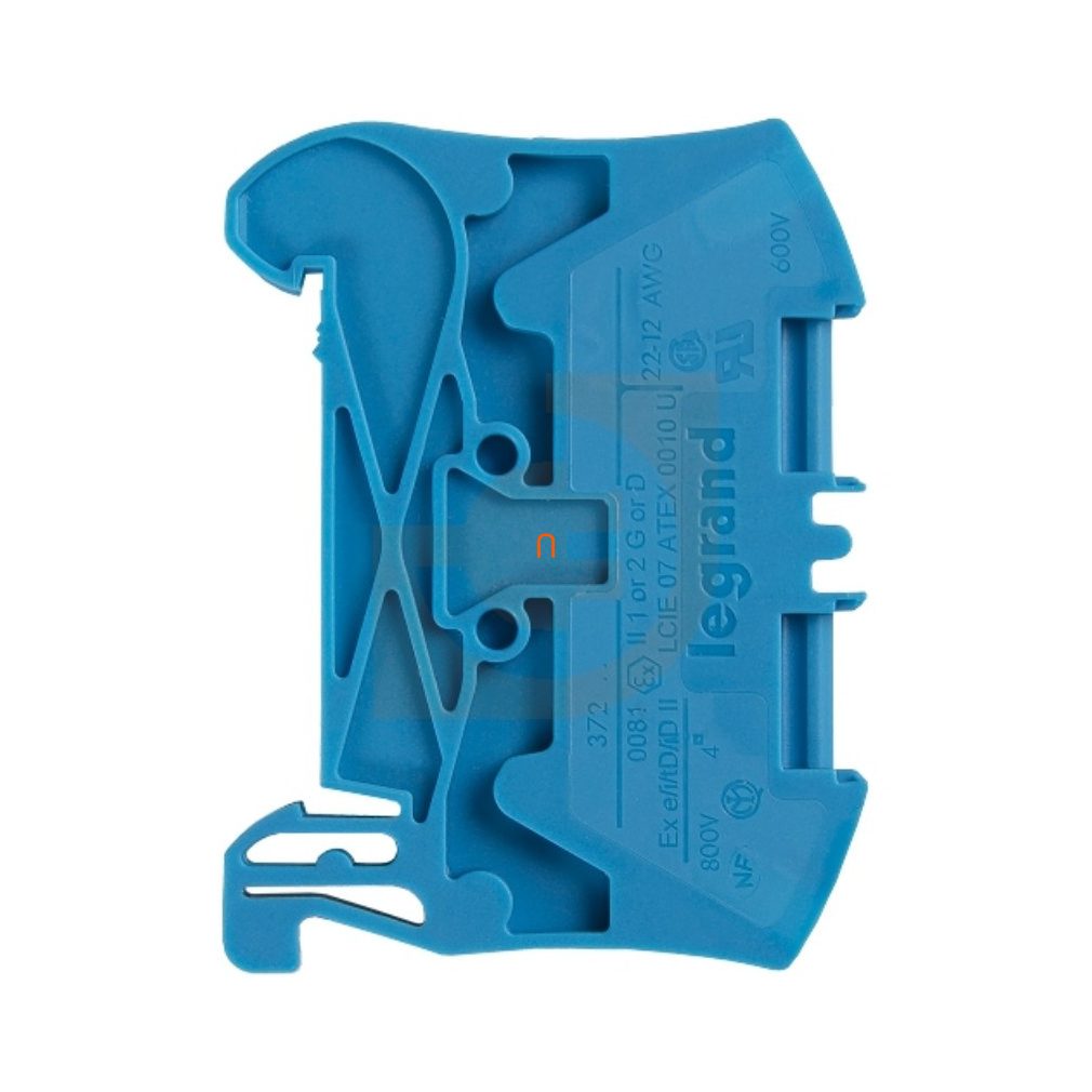 Legrand 037200 Viking3 clemă zero 2,5 mm2 pentru 2 conducte, albastră, cu arc, 1 etaj