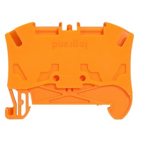   Bloc terminal frangibil Legrand Viking3 4 mm2 pentru 2 fire, portocaliu, cu arc cu 1 nivel - 37221