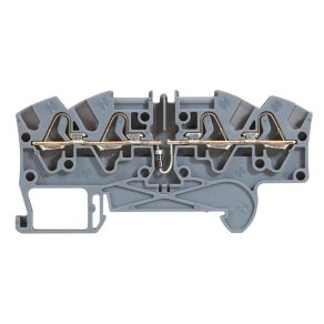   Bloc terminal cu diode Legrand Viking trifazat 4 mm², 4 fire, 2-2 pornire/oprire, gri, cu arc, 1 nivel - 37254