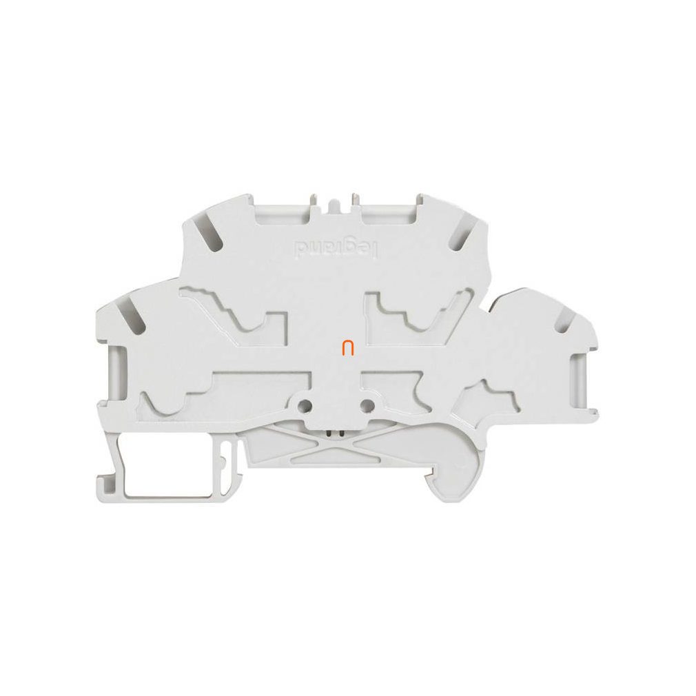 Legrand 037268 Viking3 clemă de fază 4 mm2 pentru 4 conducte, gri, cu 2 arcuri