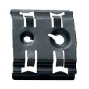   Adaptor metalic cu șuruburi Legrand pentru șine pentru pălării, lățime 10 mm, cu două orificii filetate - 37439