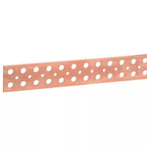   Terminal plat din cupru Legrand 75x5 cu orificii 950A - 37459