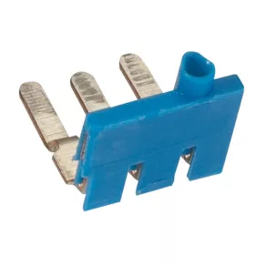   Conector pieptene Legrand Viking3, pas de 5 mm, pentru 12 piese, 3 niveluri, albastru, cu șurub - 37547