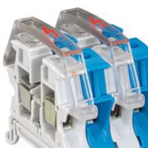   Capac de protecție unipolar Legrand Viking3, distanță 5-6 mm, 1 intrare-1 ieșire, pentru montare cu șuruburi - 37565