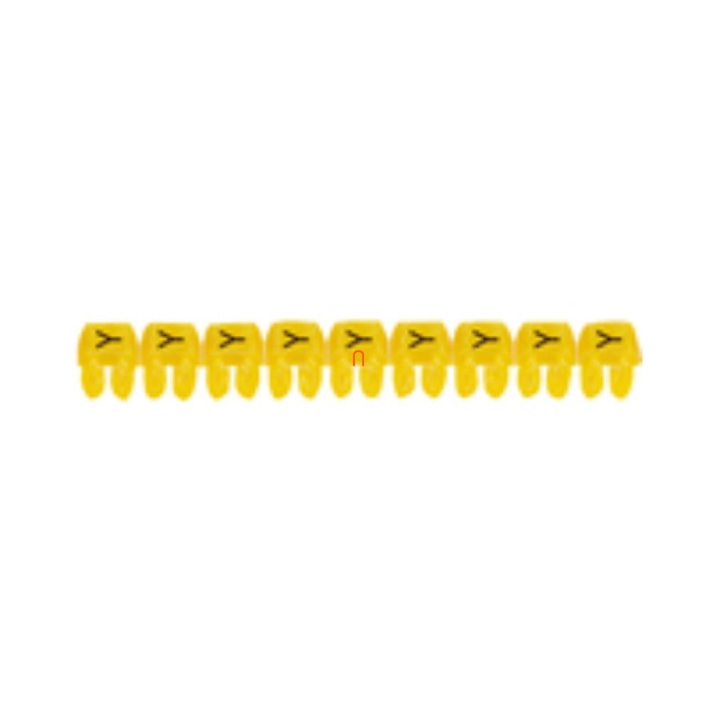 Legrand 038384 CAB3 4-6 marcator galben Y