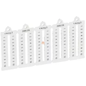 Marker LeGrand Viking3 1-10 orizontal, lățime 6 mm - 39515