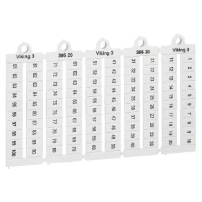   Marker Legrand Viking3 1-100 orizontal cu lățimea de 6 mm - 39520