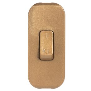   Întrerupător în linie Legrand, auriu, 2A, 250V, 2 poli - 40193