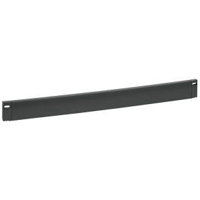   Placă frontală Legrand, plastic, solidă, 1U-19", fixare rapidă, negru LCS3 - 46532