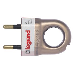 Priza Legrand 2P 6A, plastic bronz - 50164