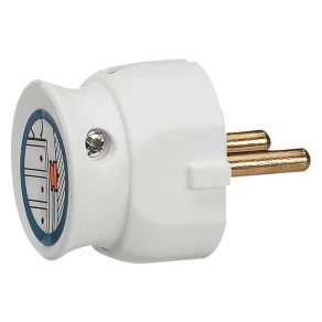 Priza Legrand 2P 16A, plastic alb, încastrată - 50183